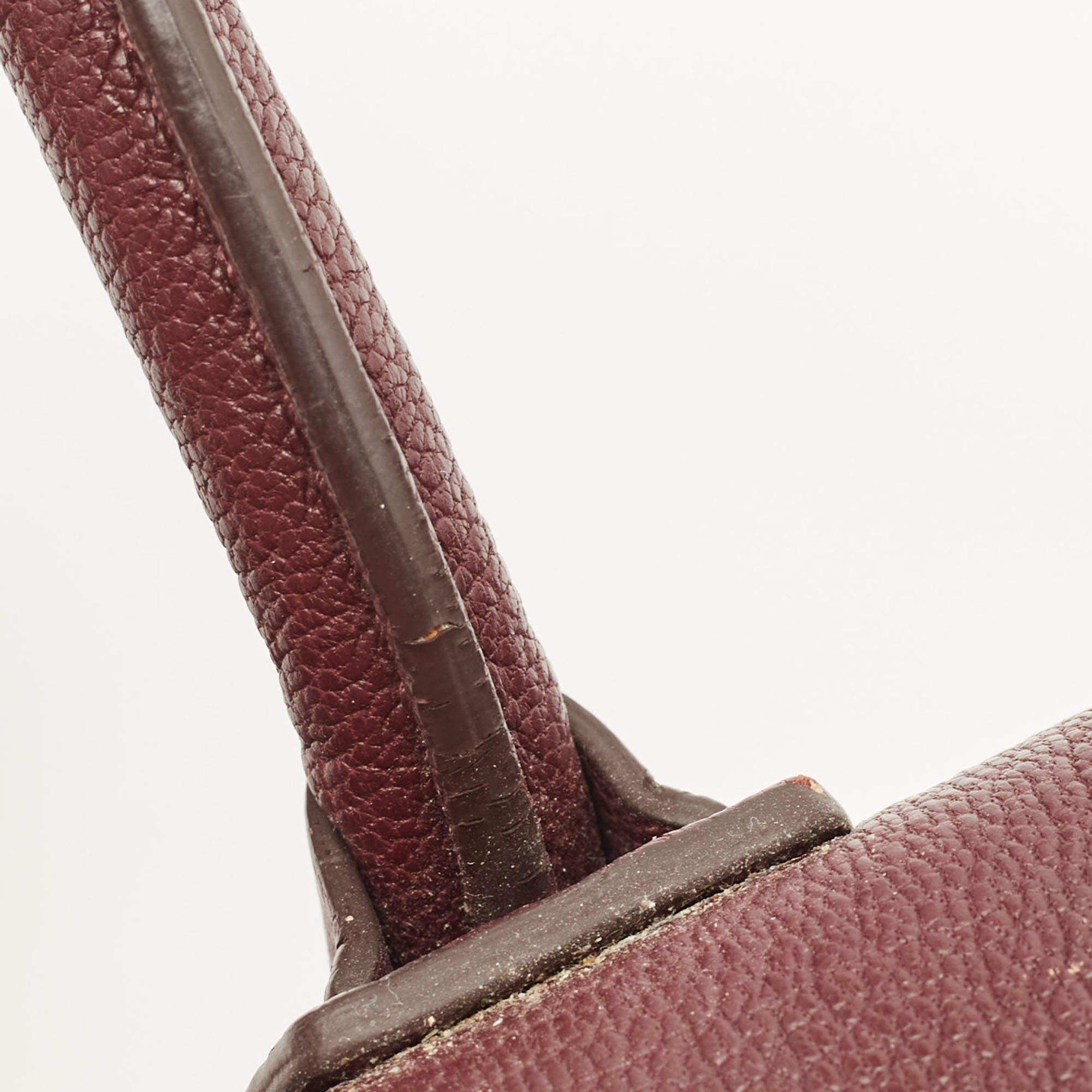 Givenchy Burgundy Leather Mini Antigona Satchel 11