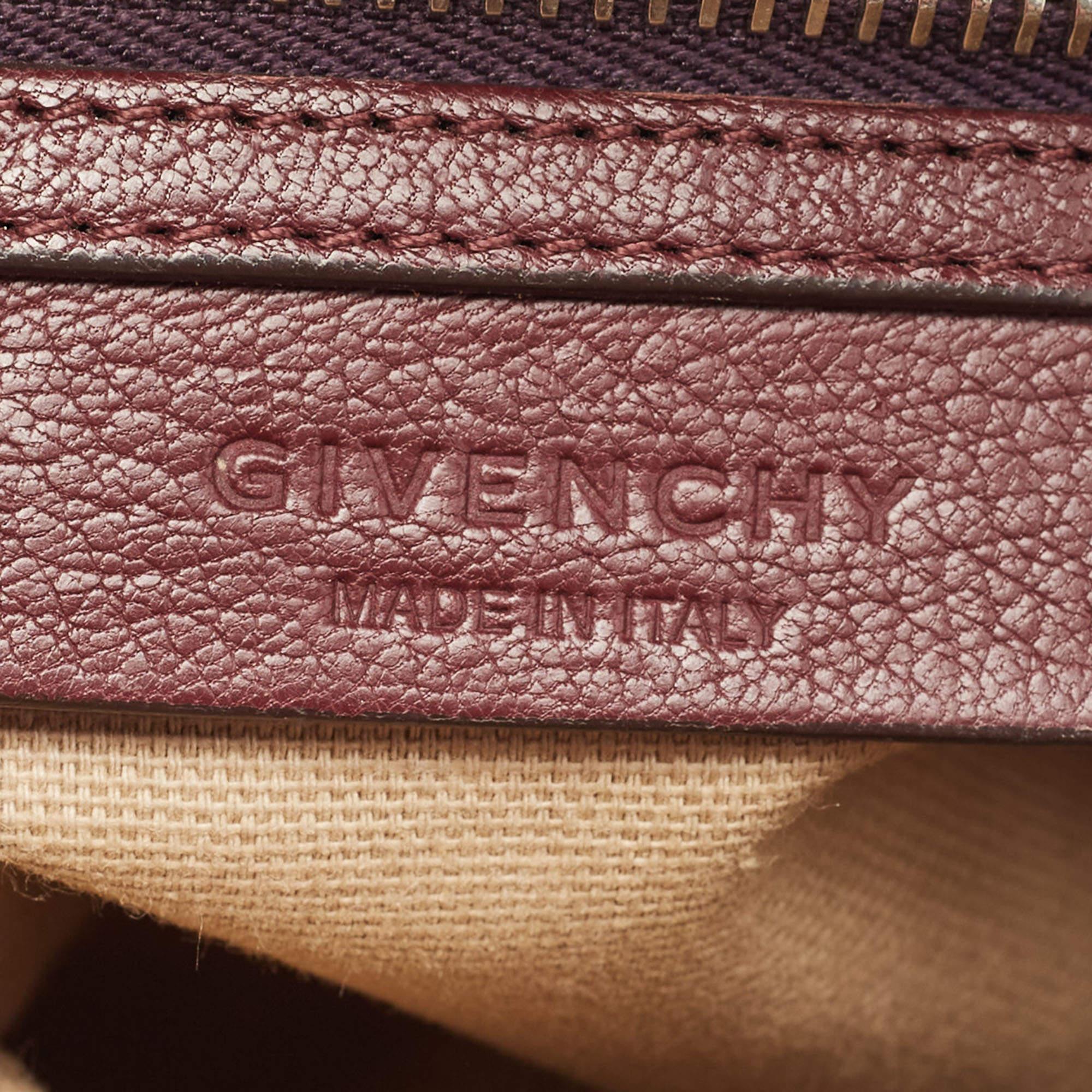 Givenchy Burgundy Leather Mini Antigona Satchel 3