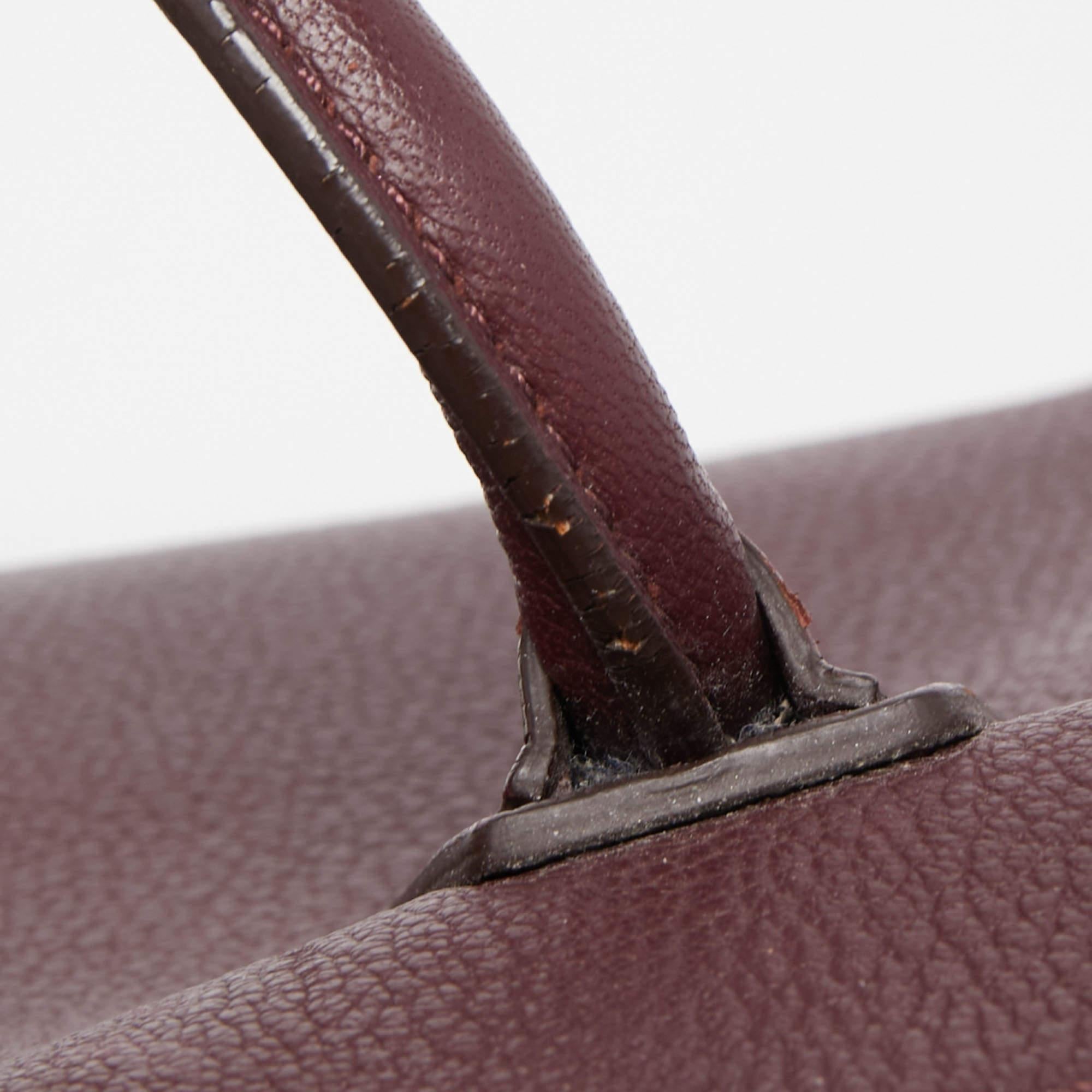 Givenchy Burgundy Leather Small Antigona Satchel 8