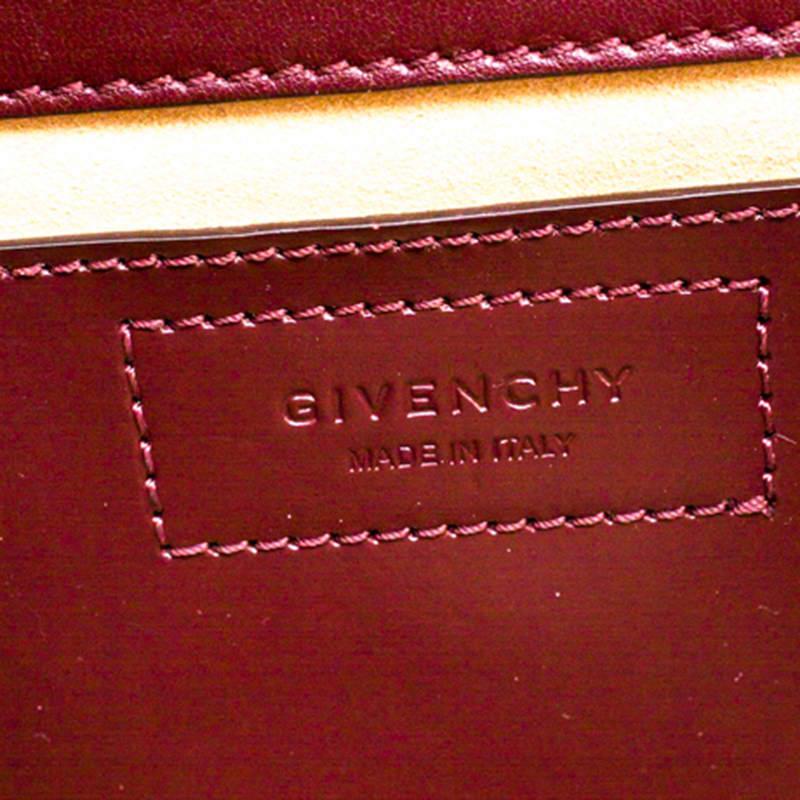 Givenchy Burgundy Leather Small Infinity Shoulder Bag 5