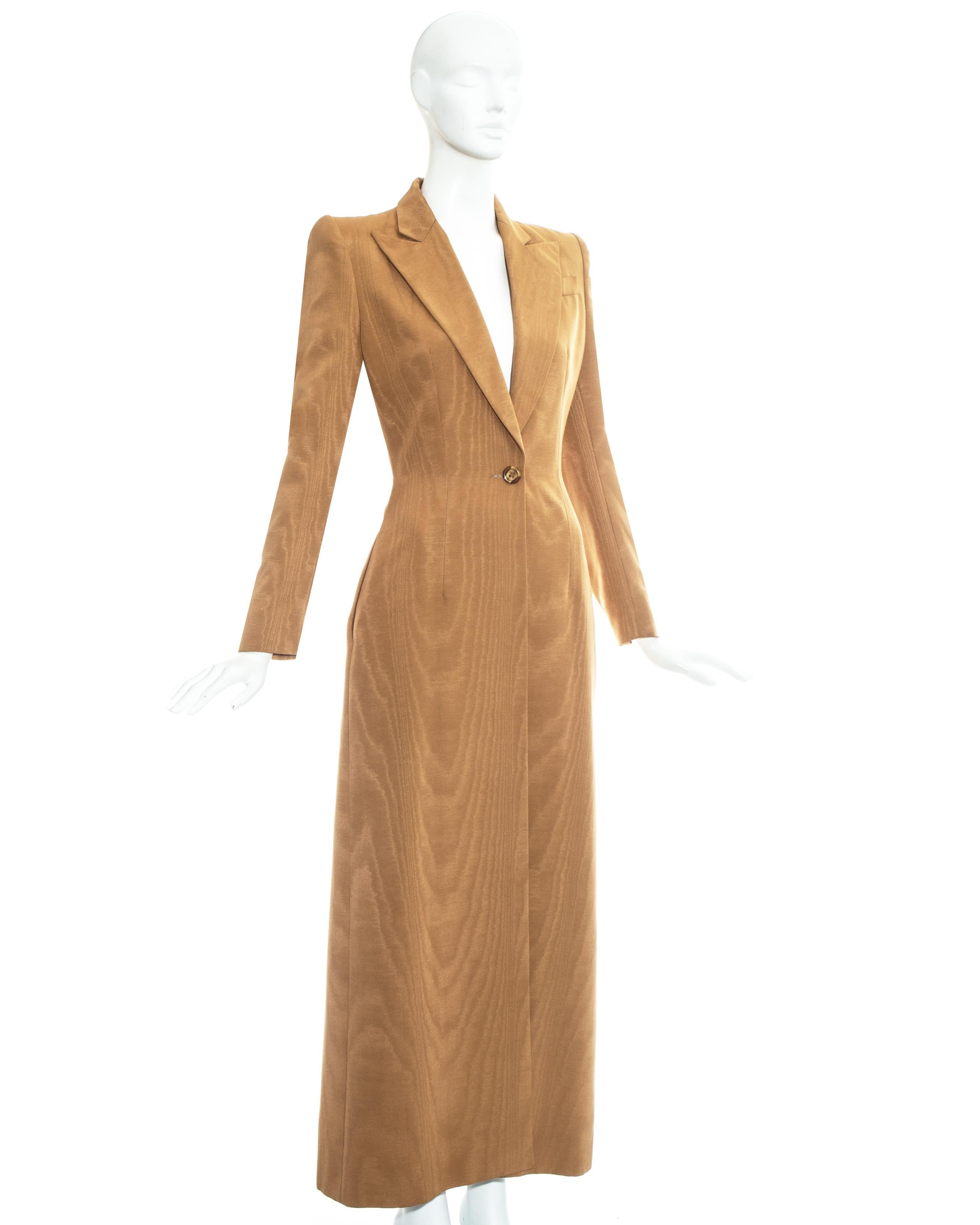 tailored maxi coat