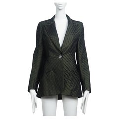 GIVENCHY By ALEXANDER MCQUEEN F/W 1998 "Bladerunner" Runway Pleated Blazer FR38