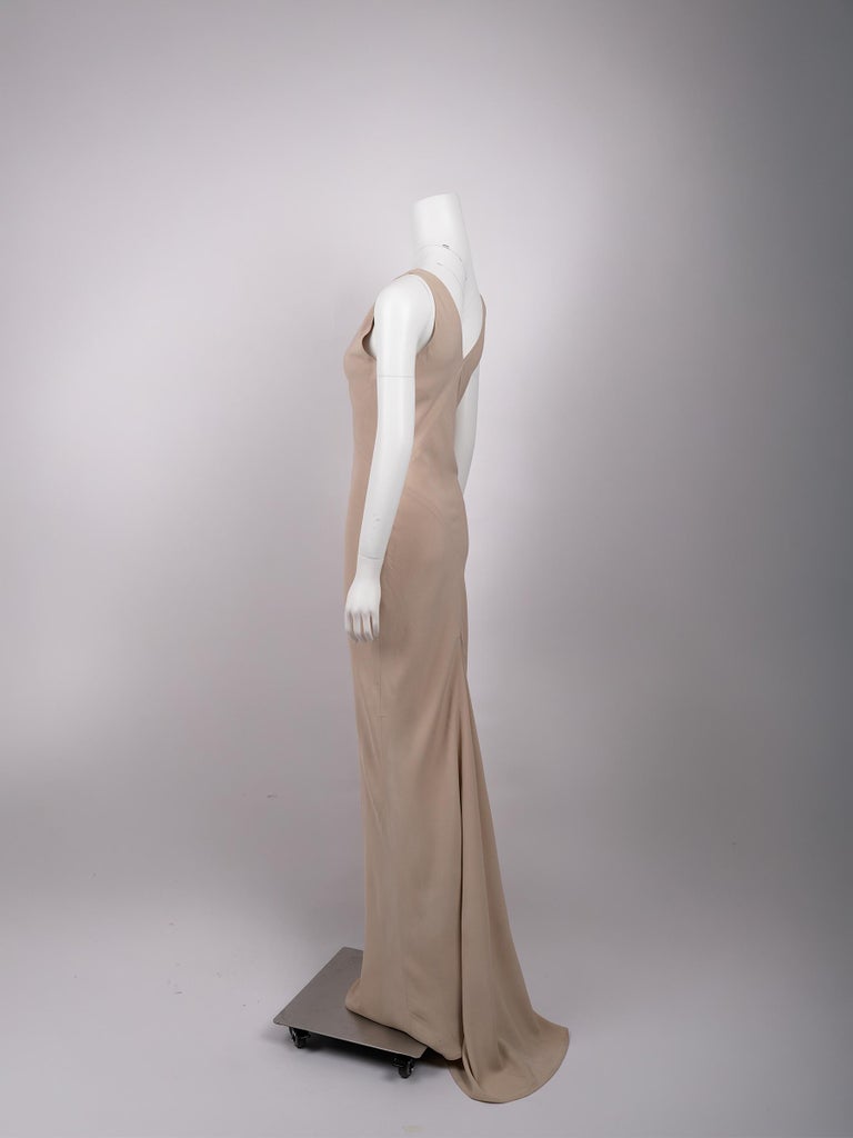 Givenchy by Alexander McQueen Fall/Winter 1998–99 Beige Acetate-Viscose For Sale at 1stDibs