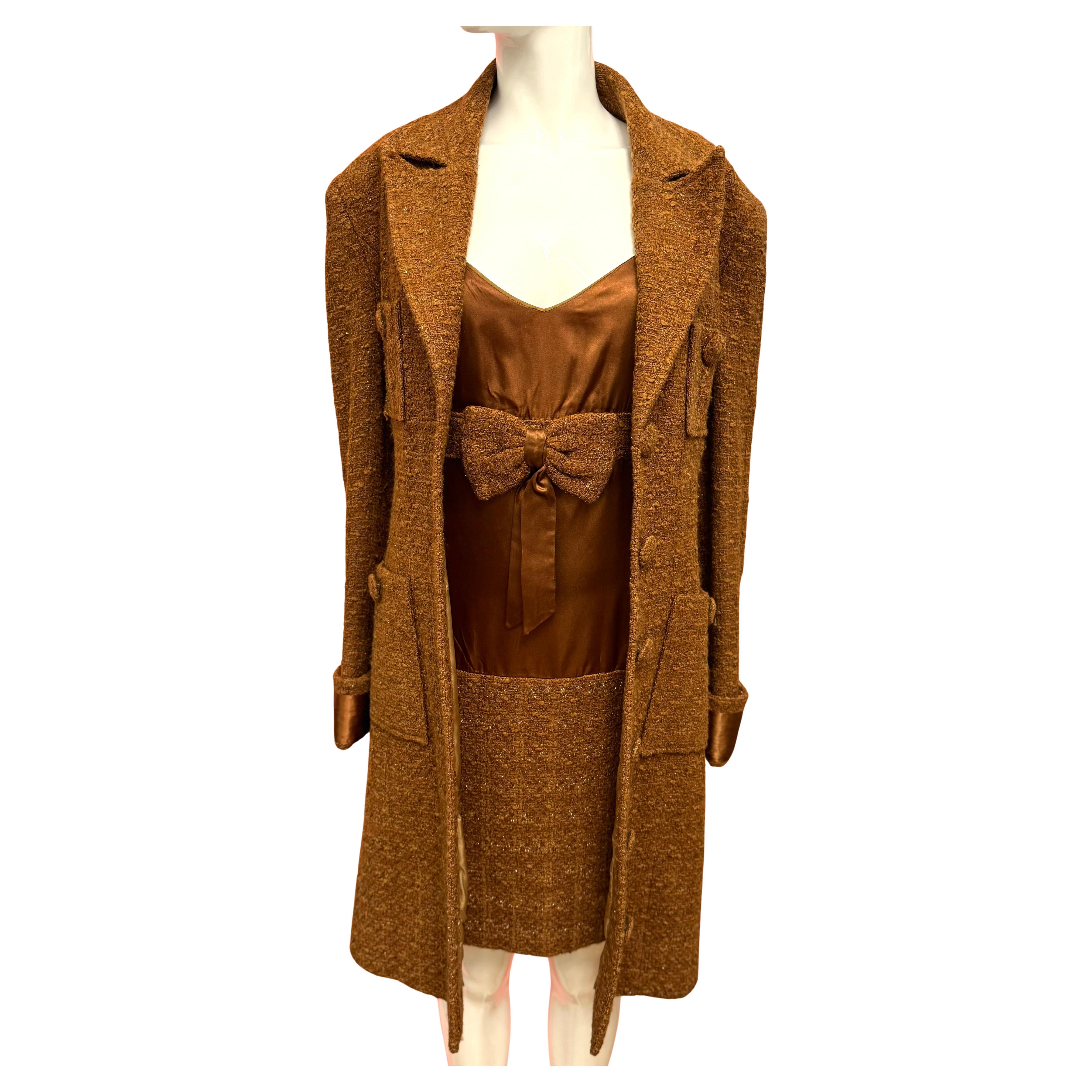 Givenchy by John Galliano Alta Costura 1996 Vestido y abrigo en venta