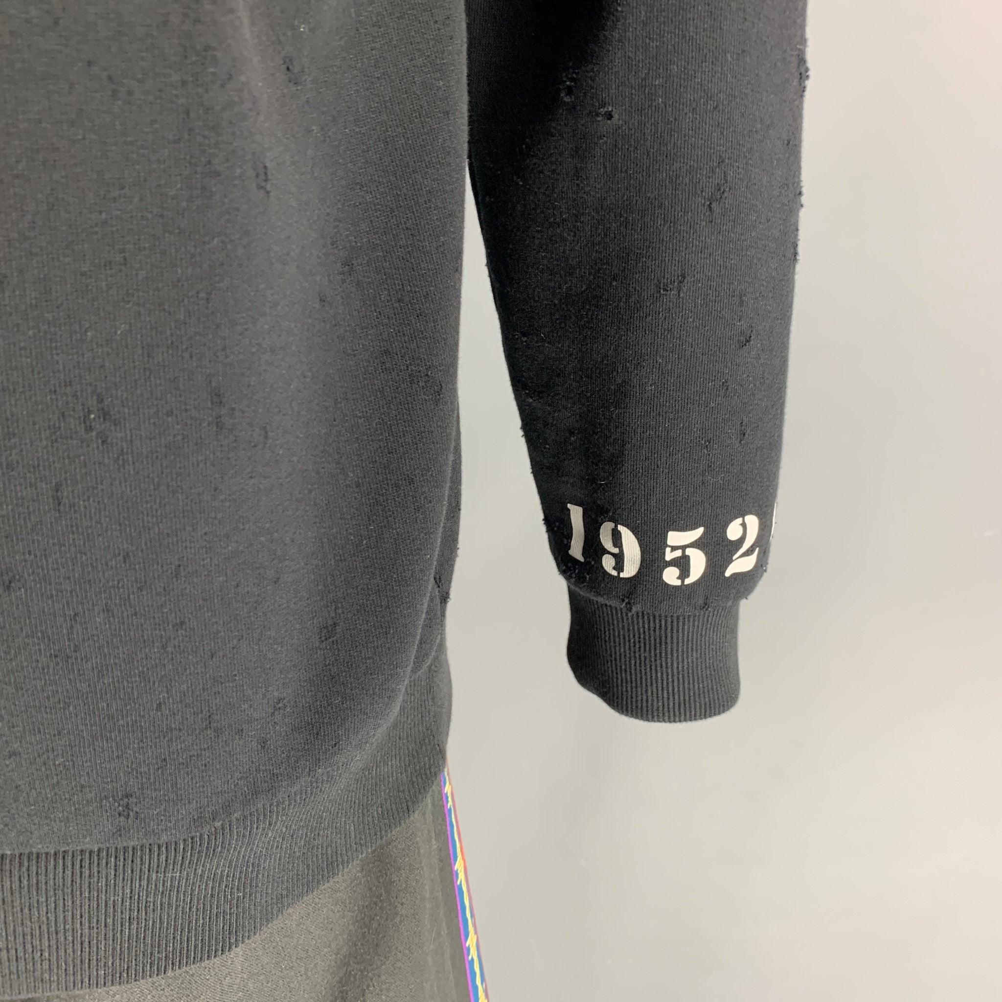 GIVENCHY by Ricardo Tisci Size S/M Cotton Oversized Sweatshirt Short Set For Sale 1