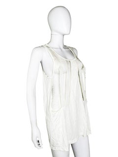 Givenchy by Riccardo Tisci 2010's Intarsia Embroidered Tank Top