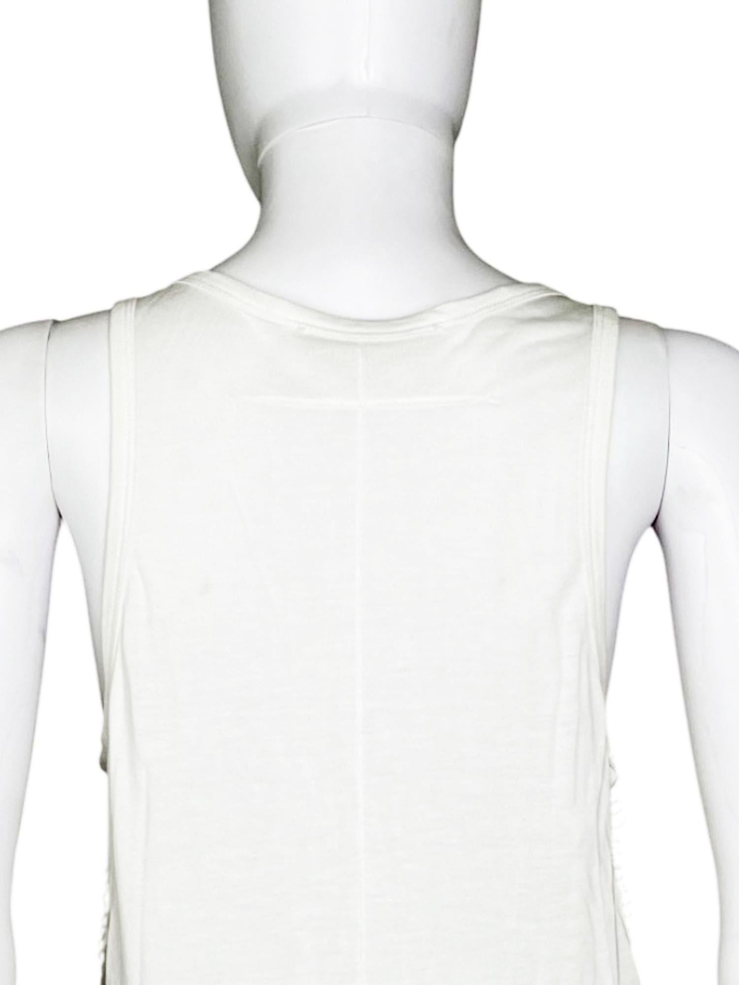 Camiseta de tirantes Givenchy by Riccardo Tisci 2010 bordada Intarsia en venta 1