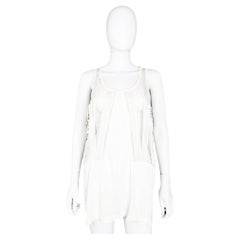 Givenchy by Riccardo Tisci 2010's Intarsia Embroidered Tank Top