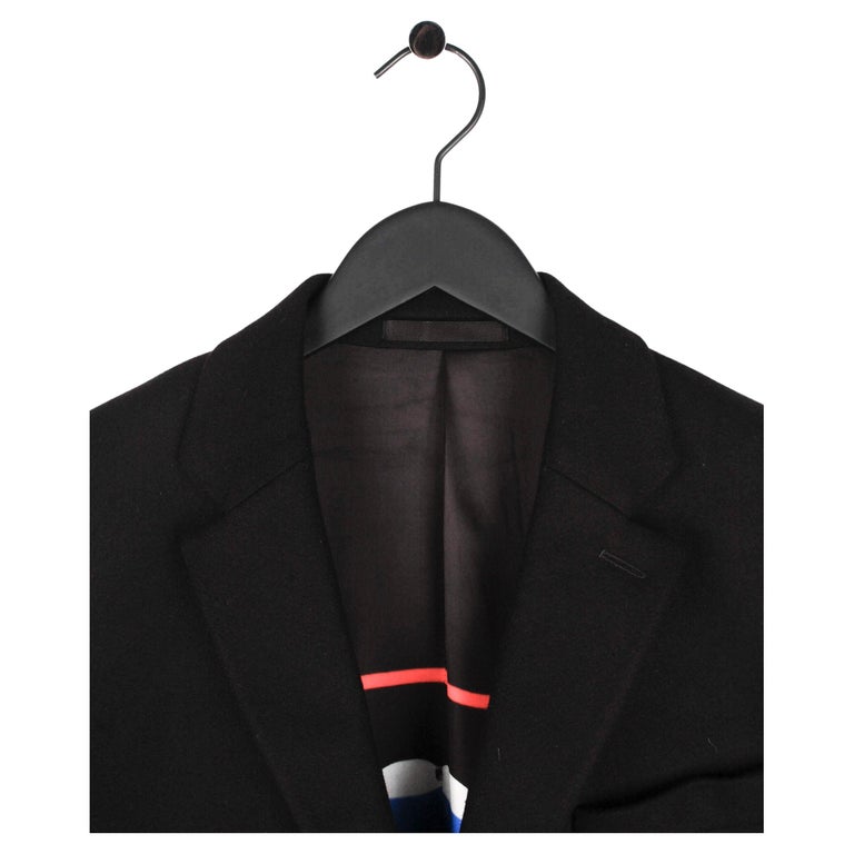 Givenchy Cashmere Blend Coat Buttoned Men Long Jacket Size 50IT (M/L) For Sale