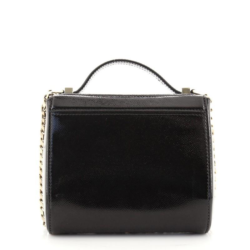 Givenchy Kette Pandora Box Bag Patent Mini (Schwarz)