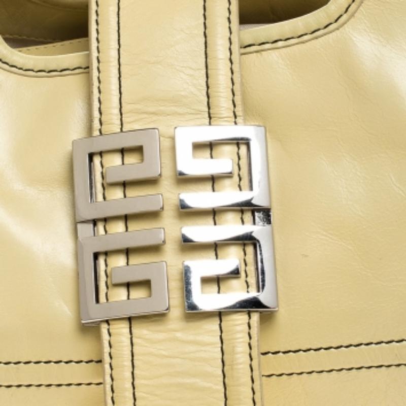 Givenchy Citrine Leather Tote en venta 5
