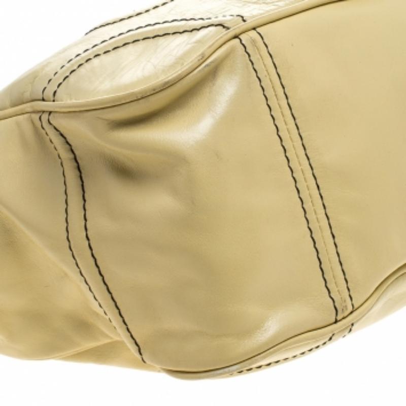 Givenchy Citrine Leather Tote en venta 1
