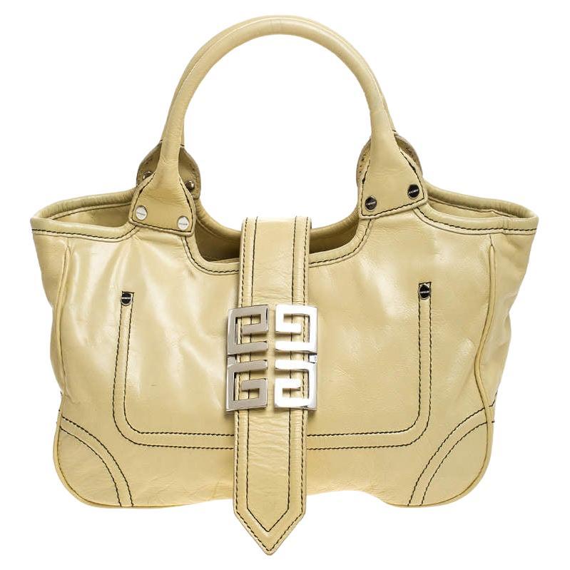 Givenchy Citrine Leather Tote For Sale