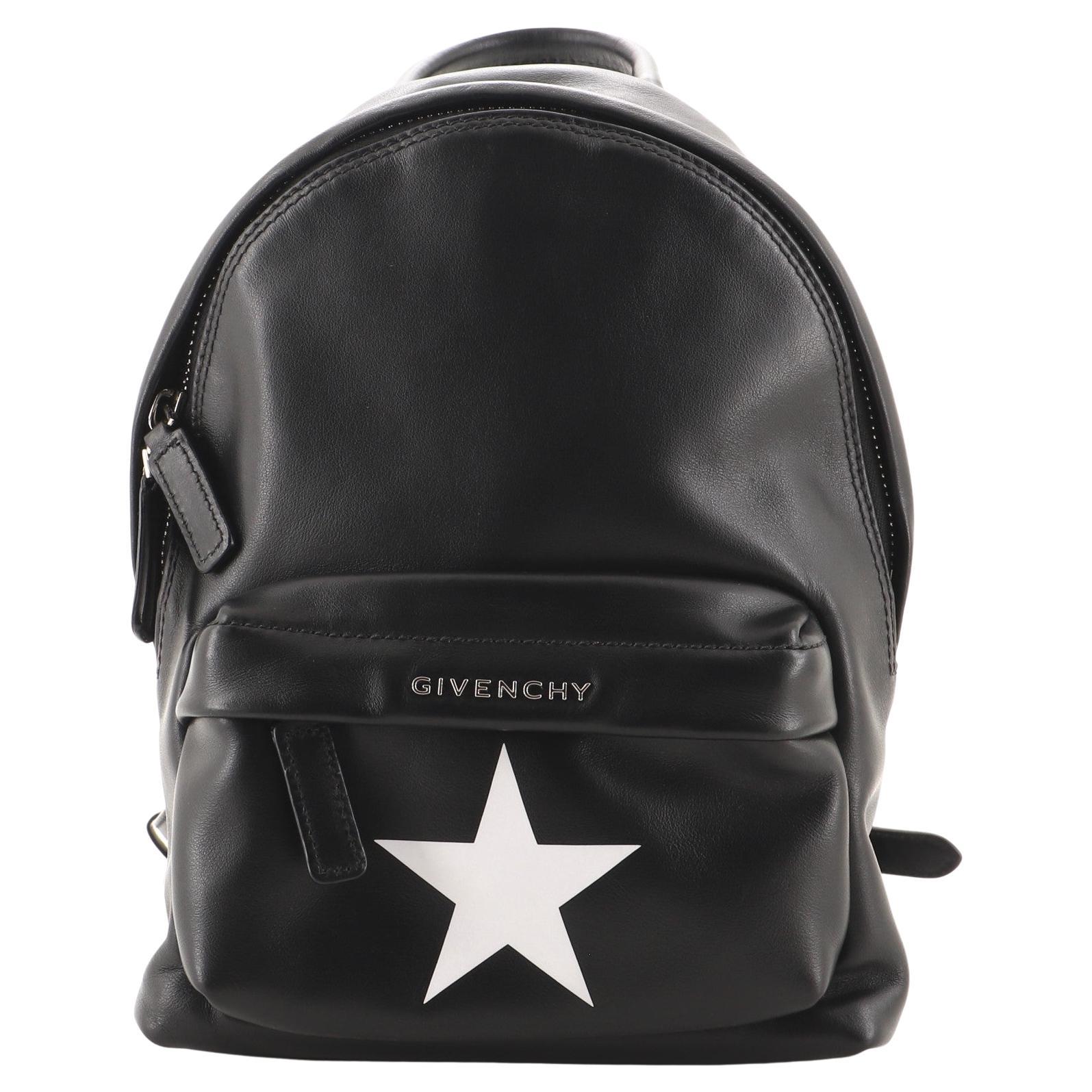 Givenchy Classic Backpack RubberEffect Faux Leather Small at 1stDibs