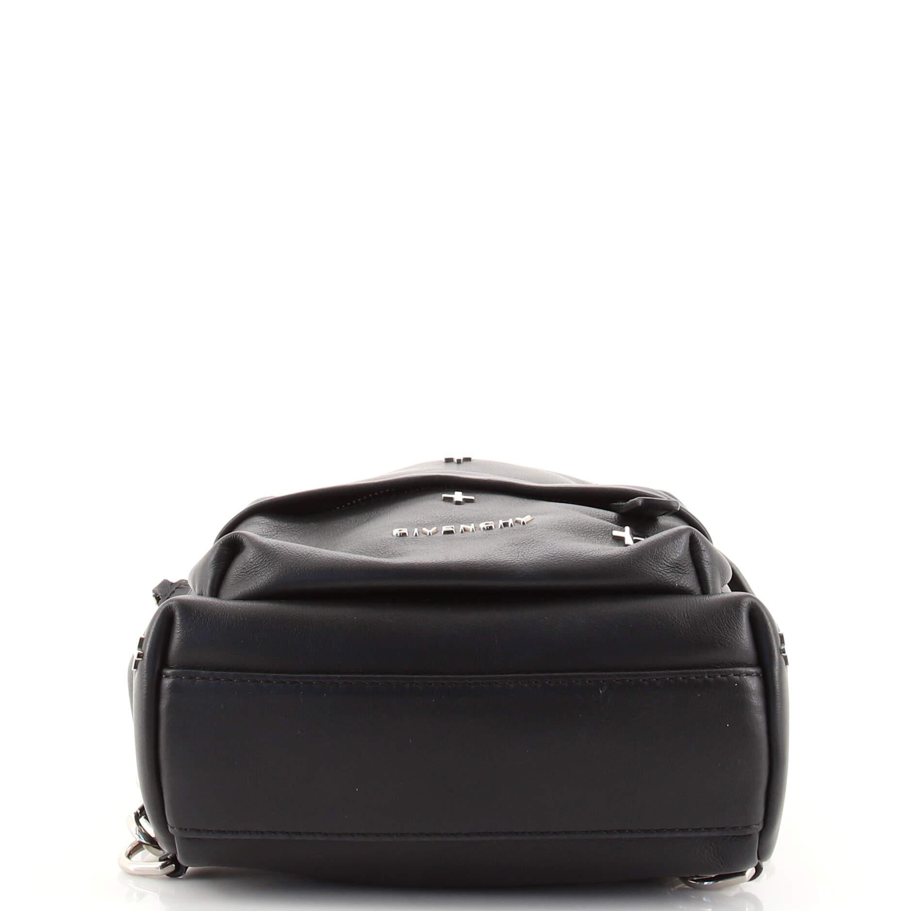 Black Givenchy Classic Backpack Studded Leather Nano
