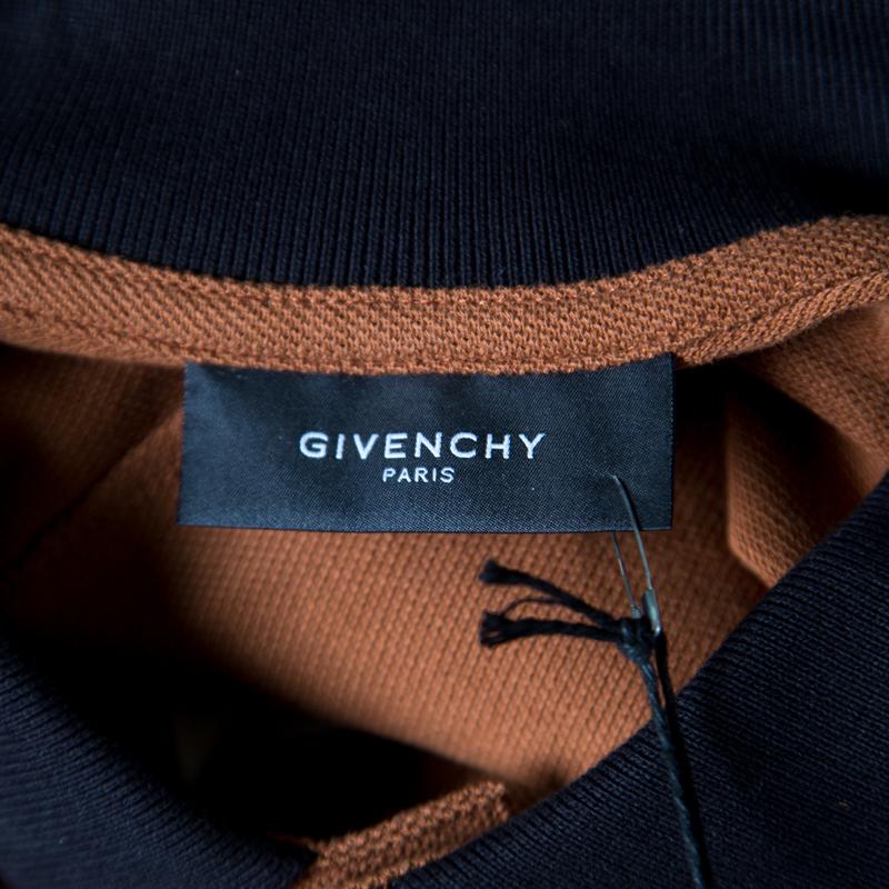 Givenchy Colorblock Basketball Pattern Honeycomb Knit Polo T-Shirt S In Good Condition In Dubai, Al Qouz 2