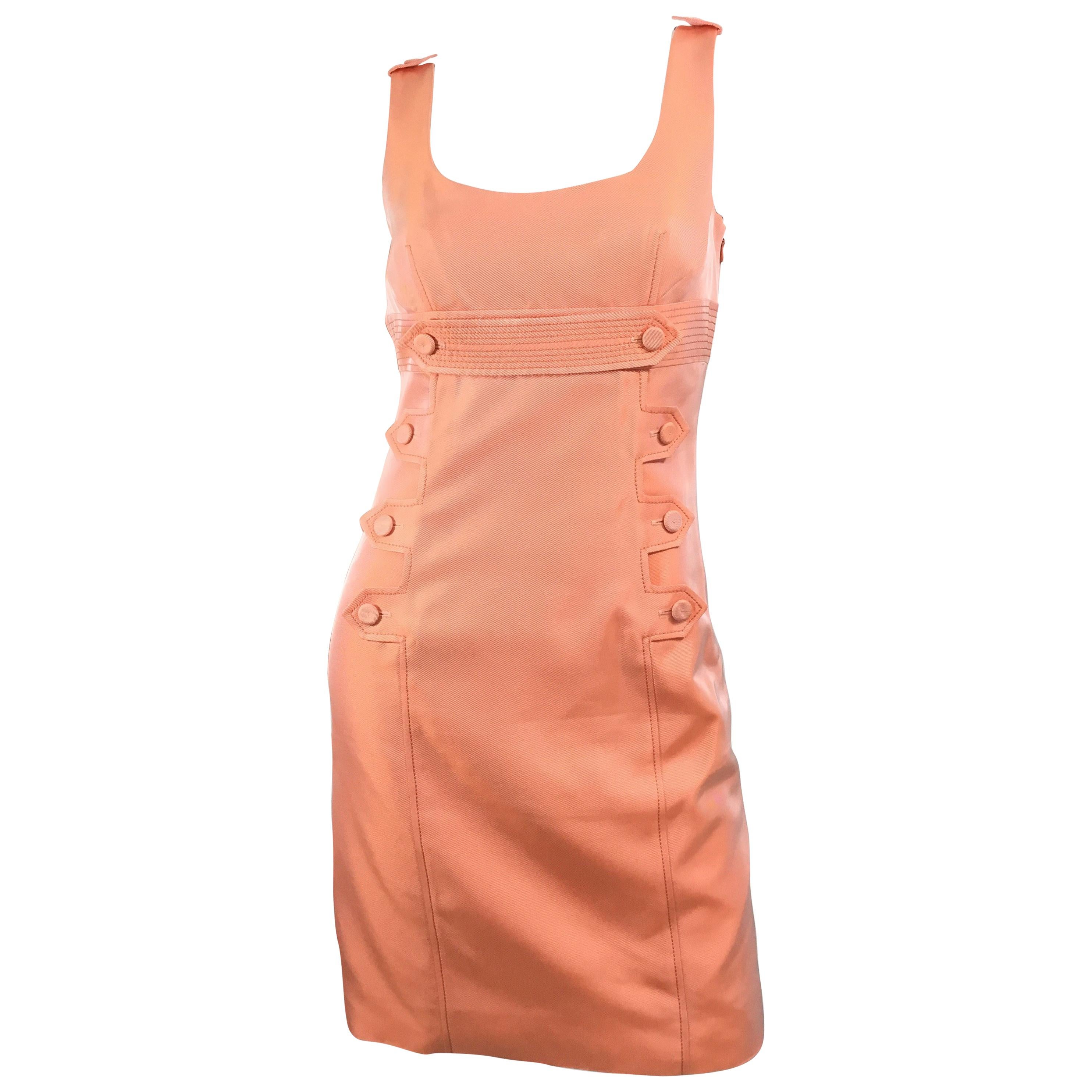 Givenchy Coral Silk Blend Dress