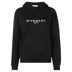 Givenchy Cotton Distressed Logo Hoodie