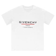 Givenchy Cotton 'Givenchy Paris 3 Avenue George V' T-Shirt