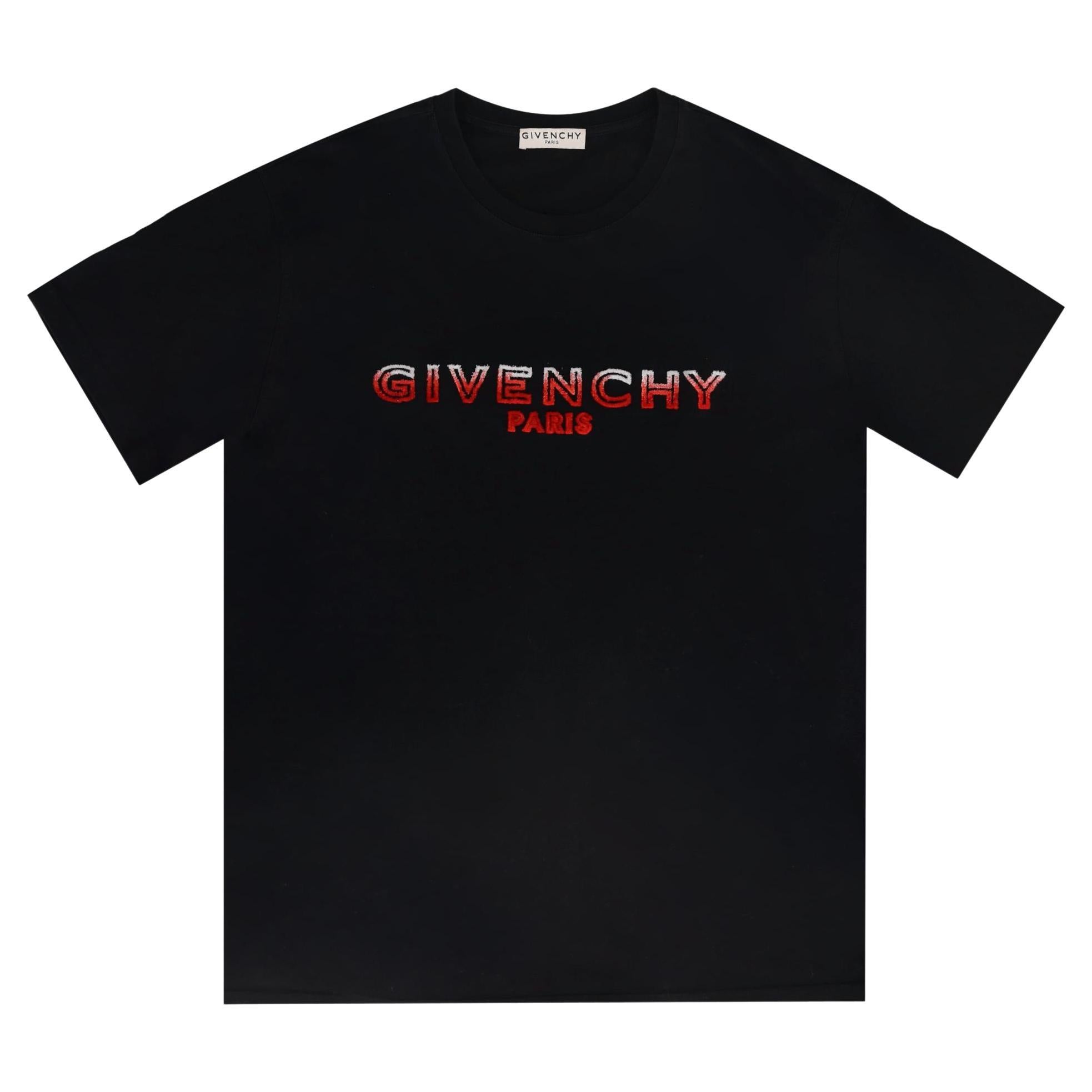 Givenchy Cotton Logo T-Shirt im Angebot