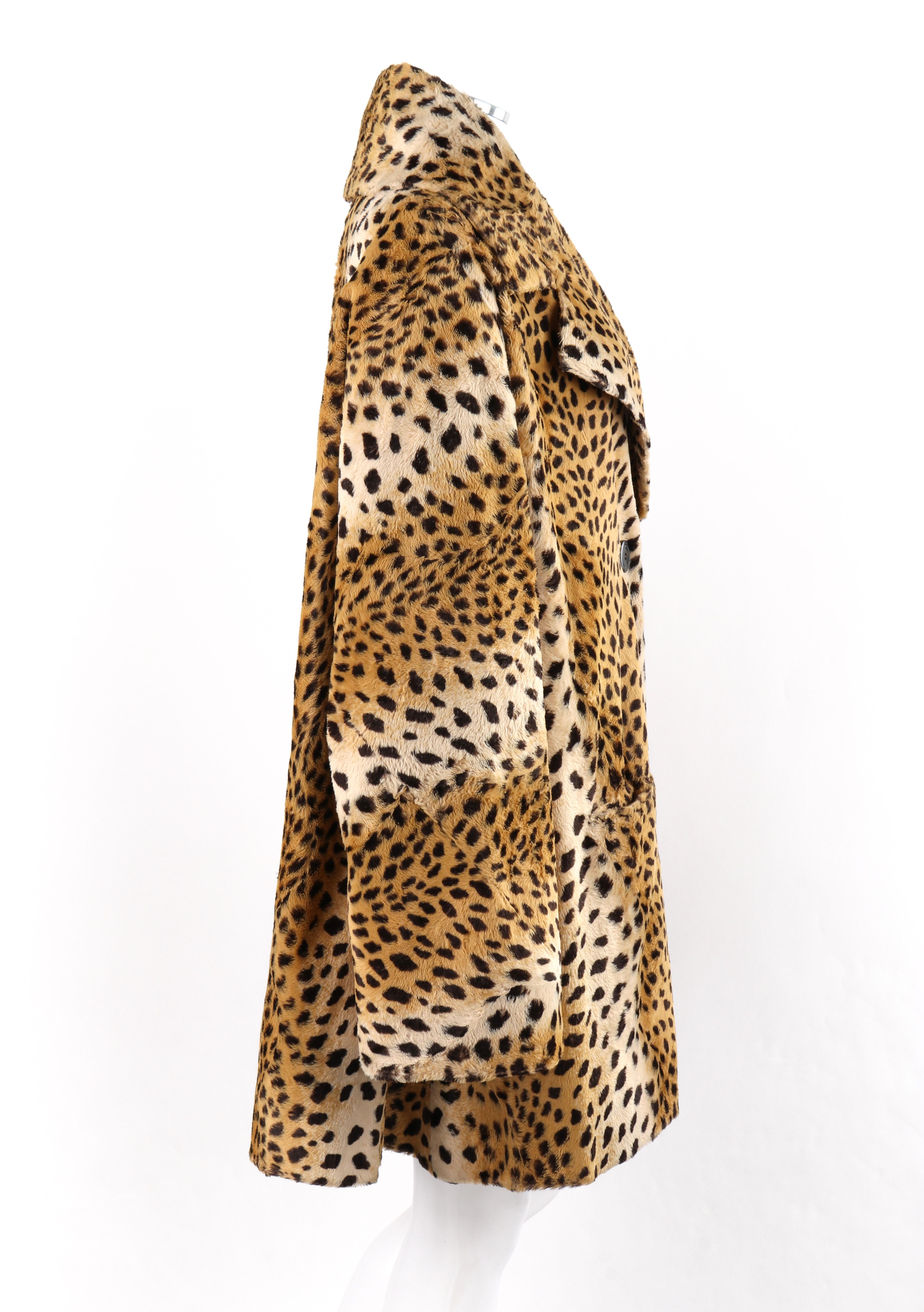 topshop leopard print coat