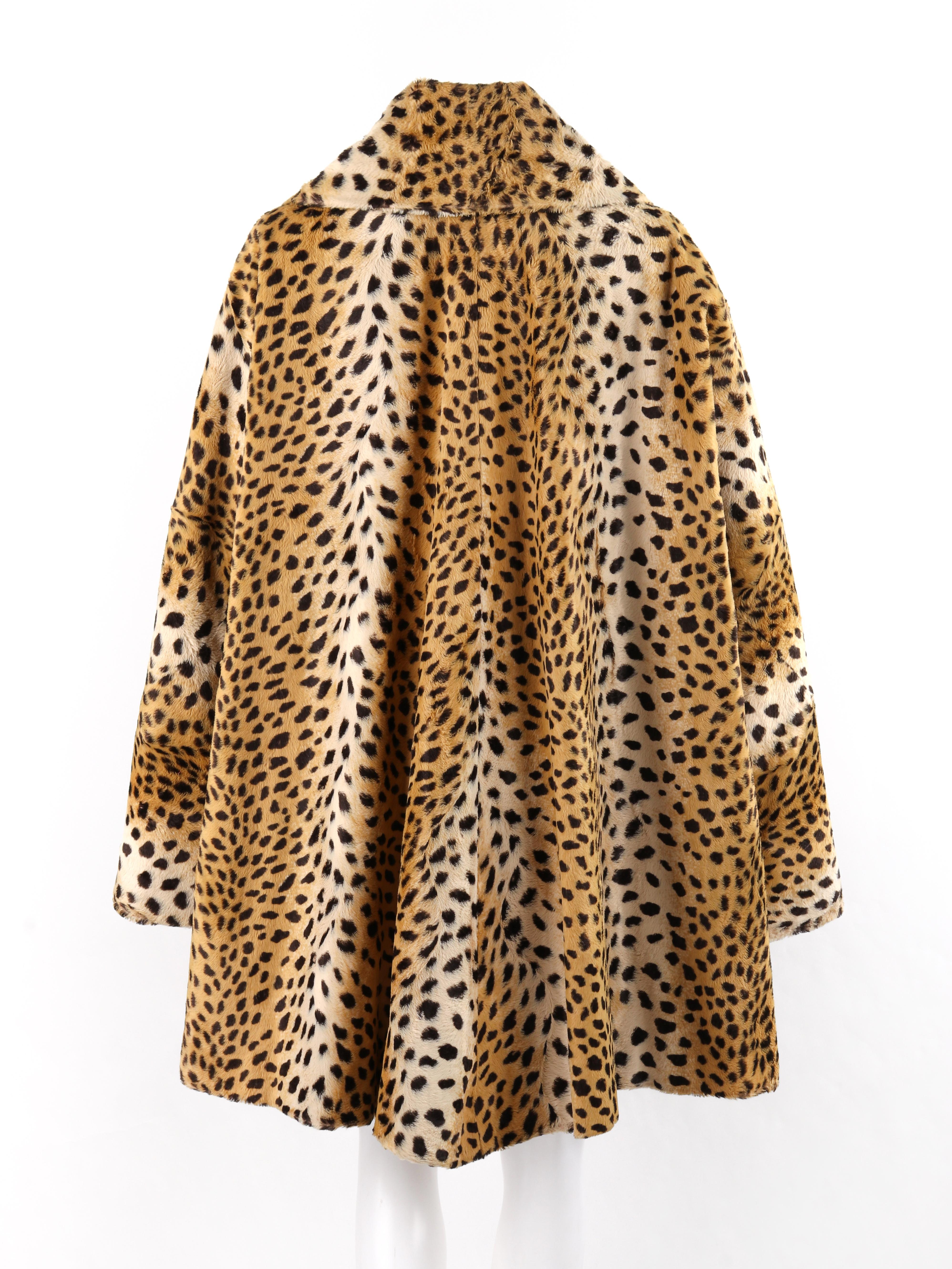 GIVENCHY COUTURE A/W 1997 ALEXANDER McQUEEN Cheetah Print Faux Fur ...
