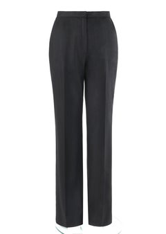 GIVENCHY Couture A/W 1998 ALEXANDER McQUEEN Black Straight Leg Trouser Pants