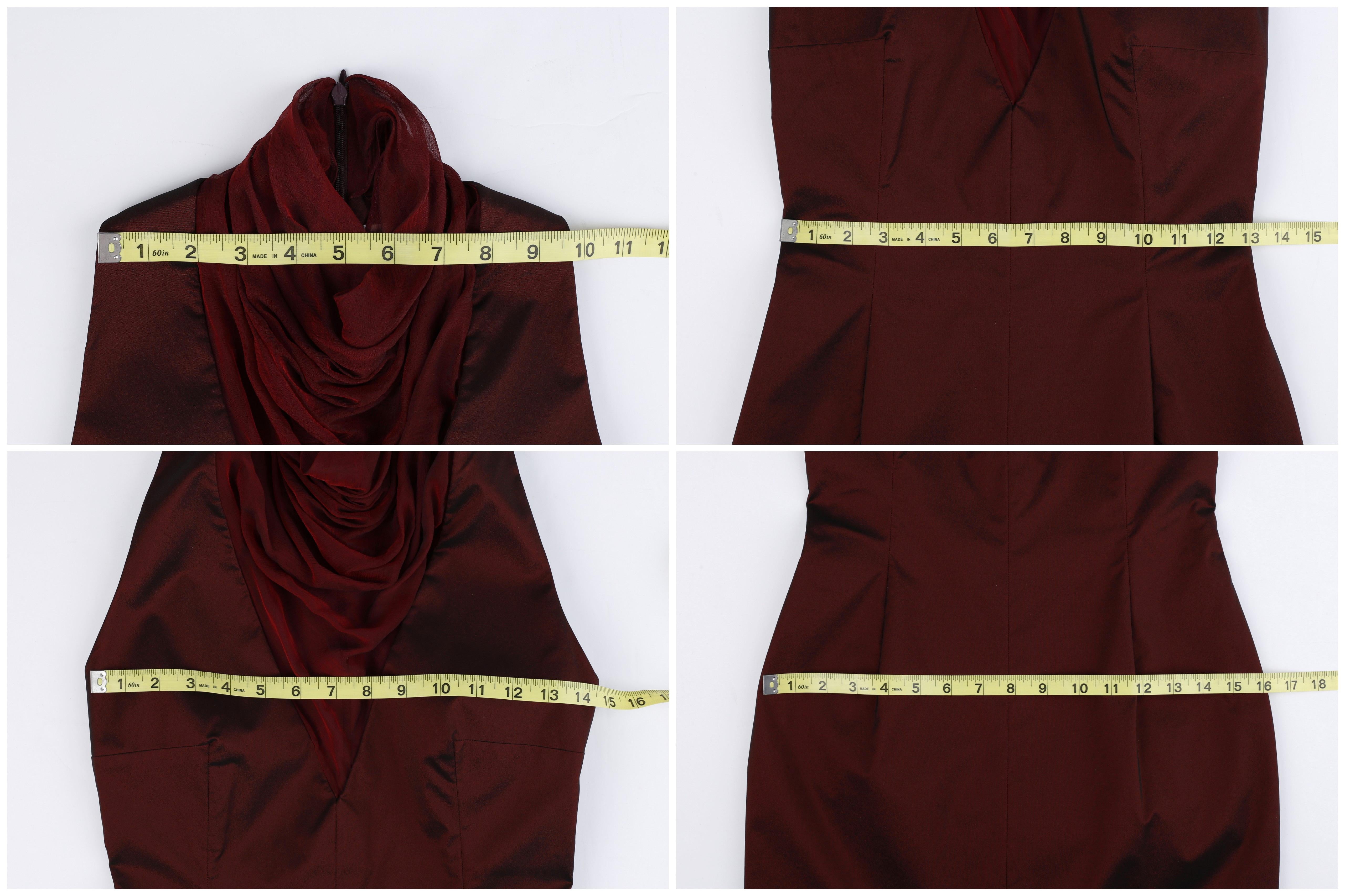 Givenchy Couture Alexander McQueen F/W 1998 Sheer Mock Neck Dress & Blazer Suit 9