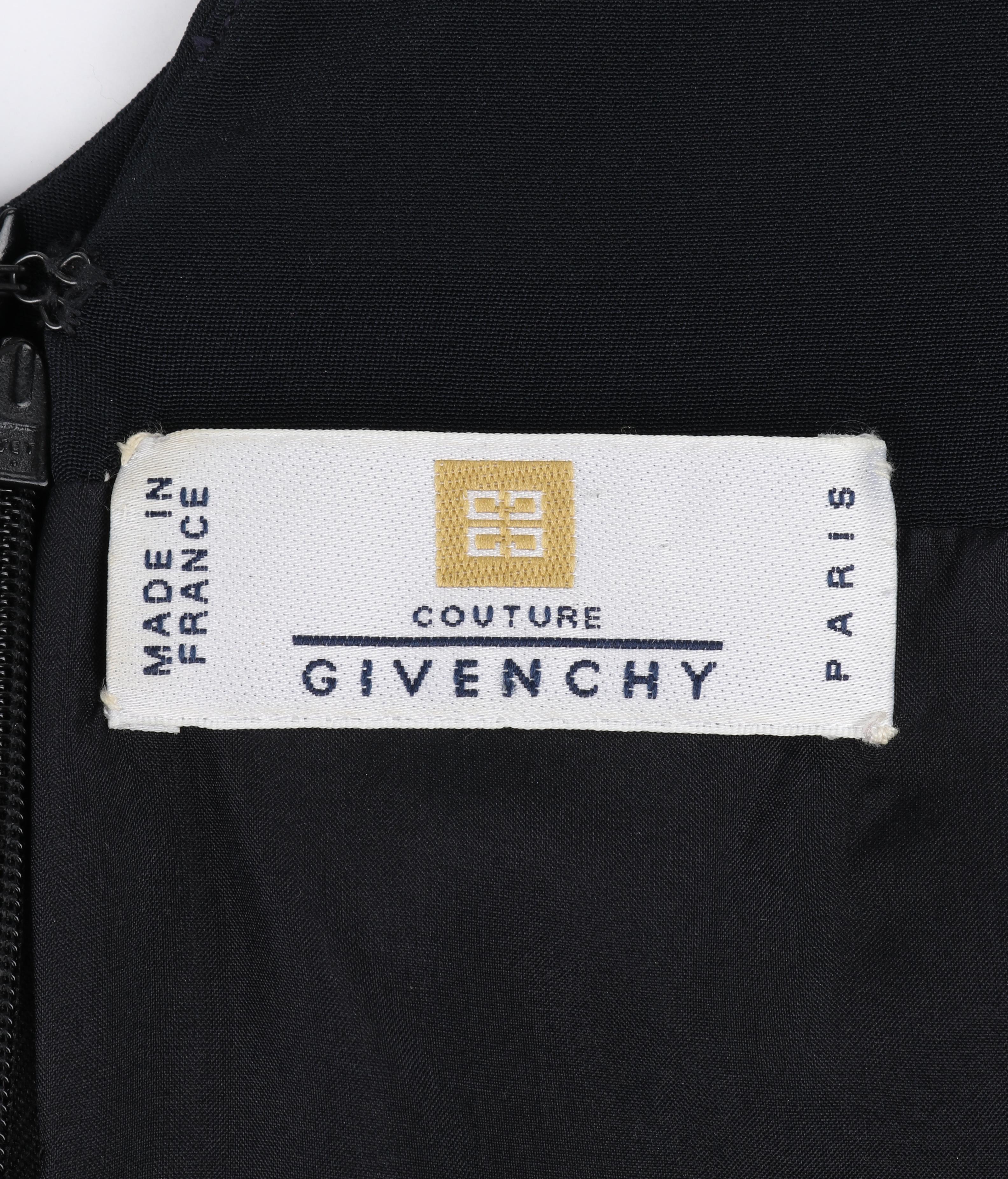 GIVENCHY COUTURE ALEXANDER McQUEEN S/S 1998 Black Sleeveless Tassel Mini Dress For Sale 4