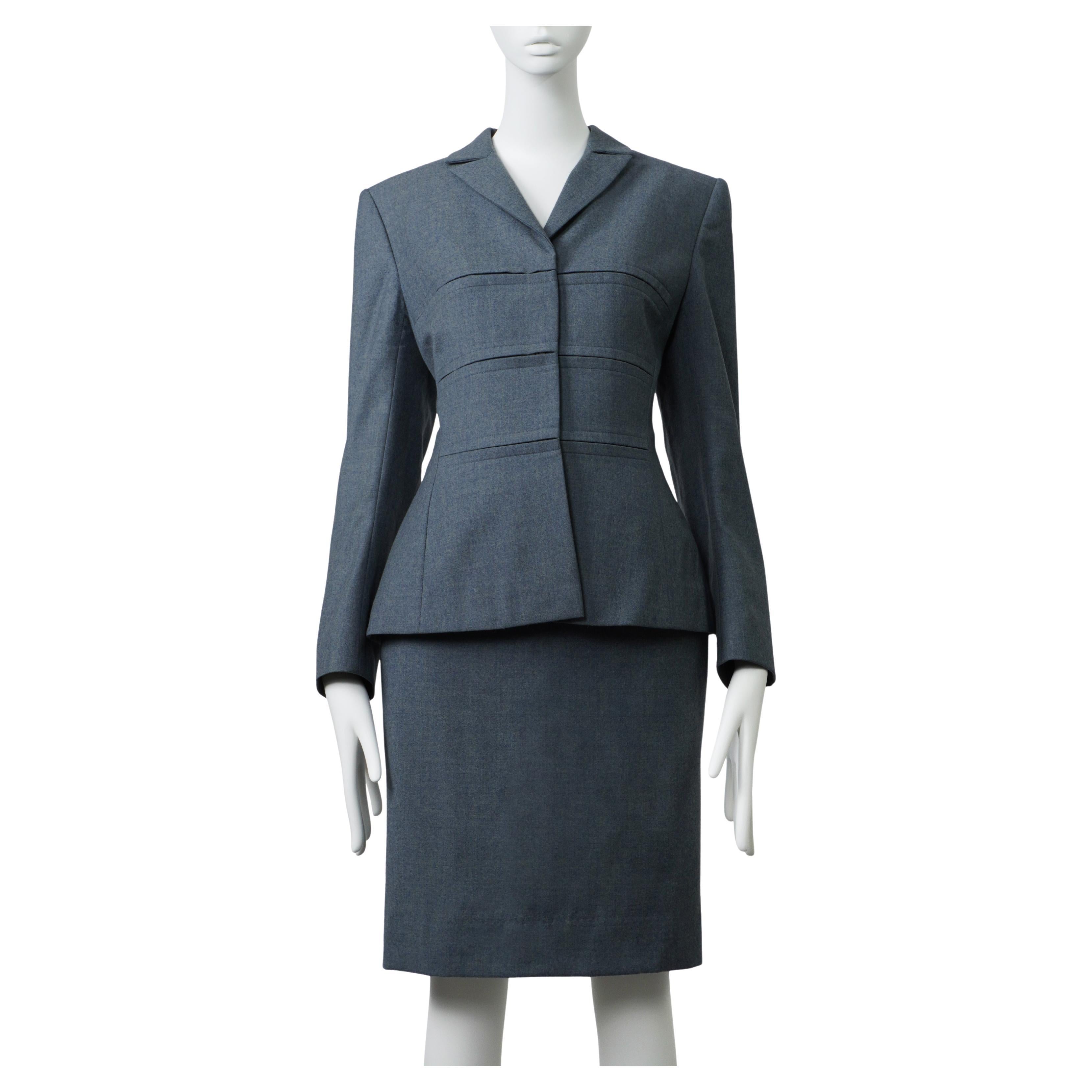 GIVENCHY COUTURE By ALEXANDER MCQUEEN F/W 1999 Architectural Suit FR42