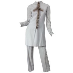 Givenchy Couture by Alexander McQueen F/W 1999 Runway Size 6 Vintage Tunic Pants