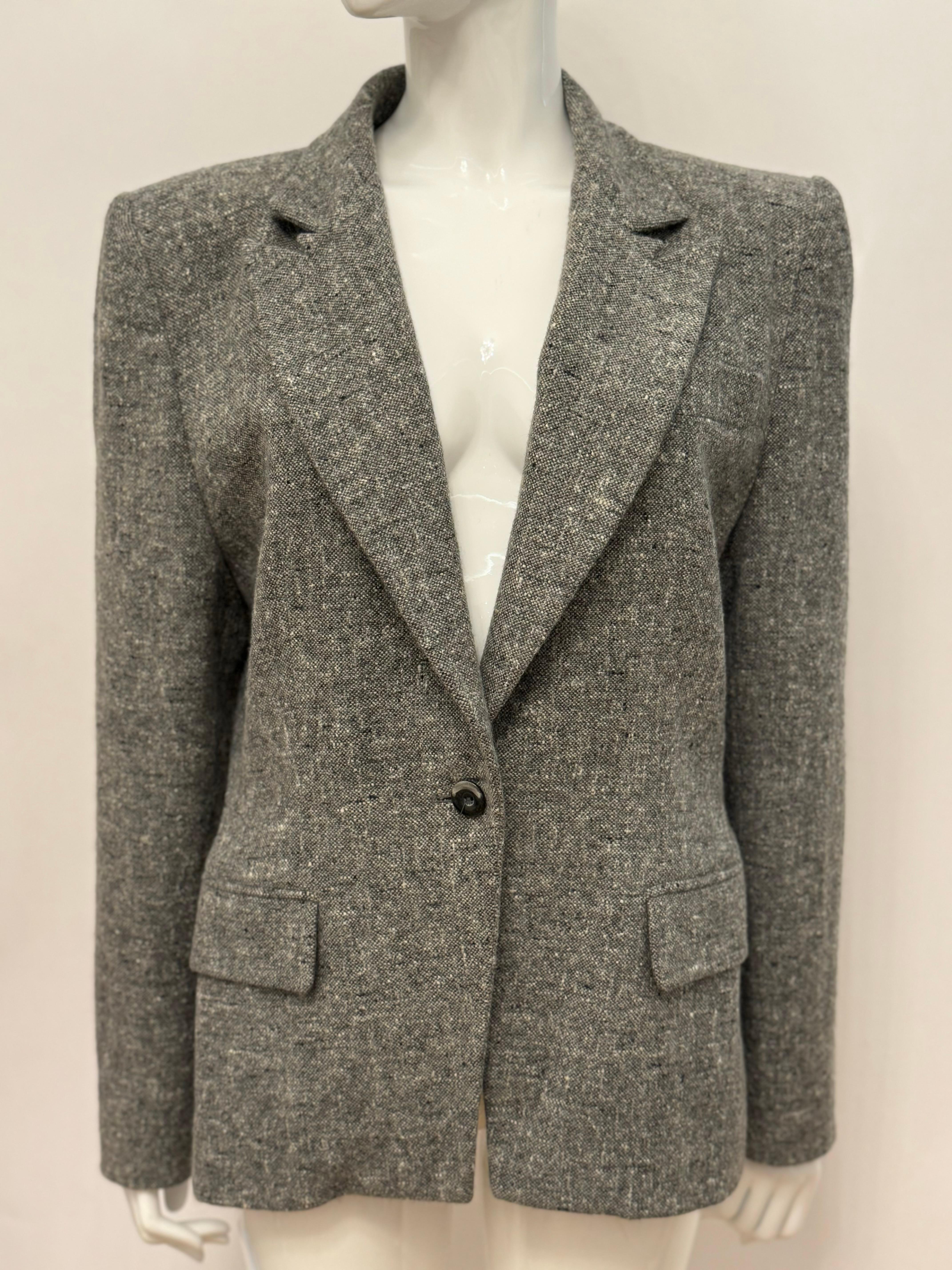 Givenchy Couture by Alexander McQueen Herbst 1998 graue Jacke im Angebot 9