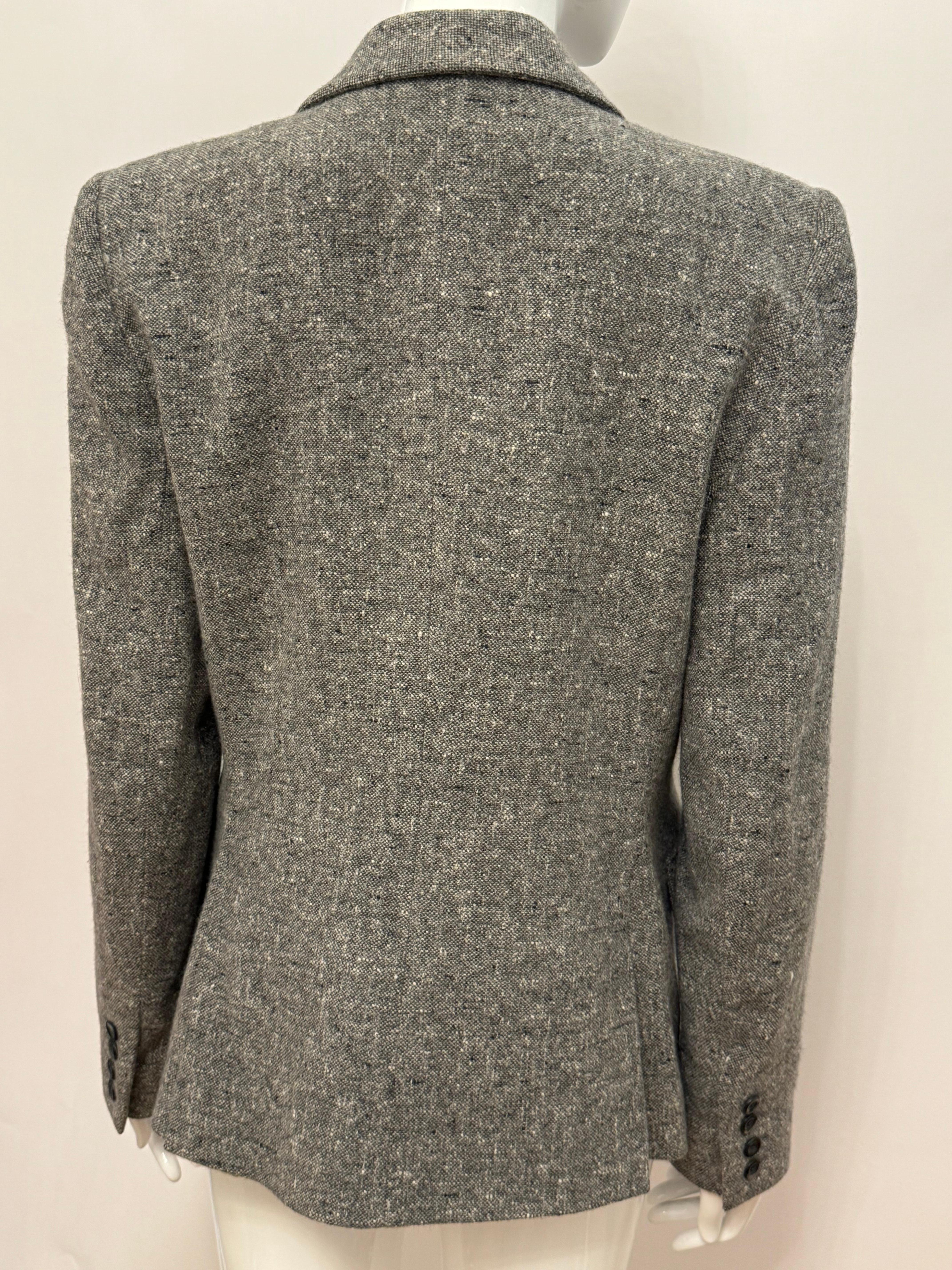 Givenchy Couture by Alexander McQueen Herbst 1998 graue Jacke im Angebot 10
