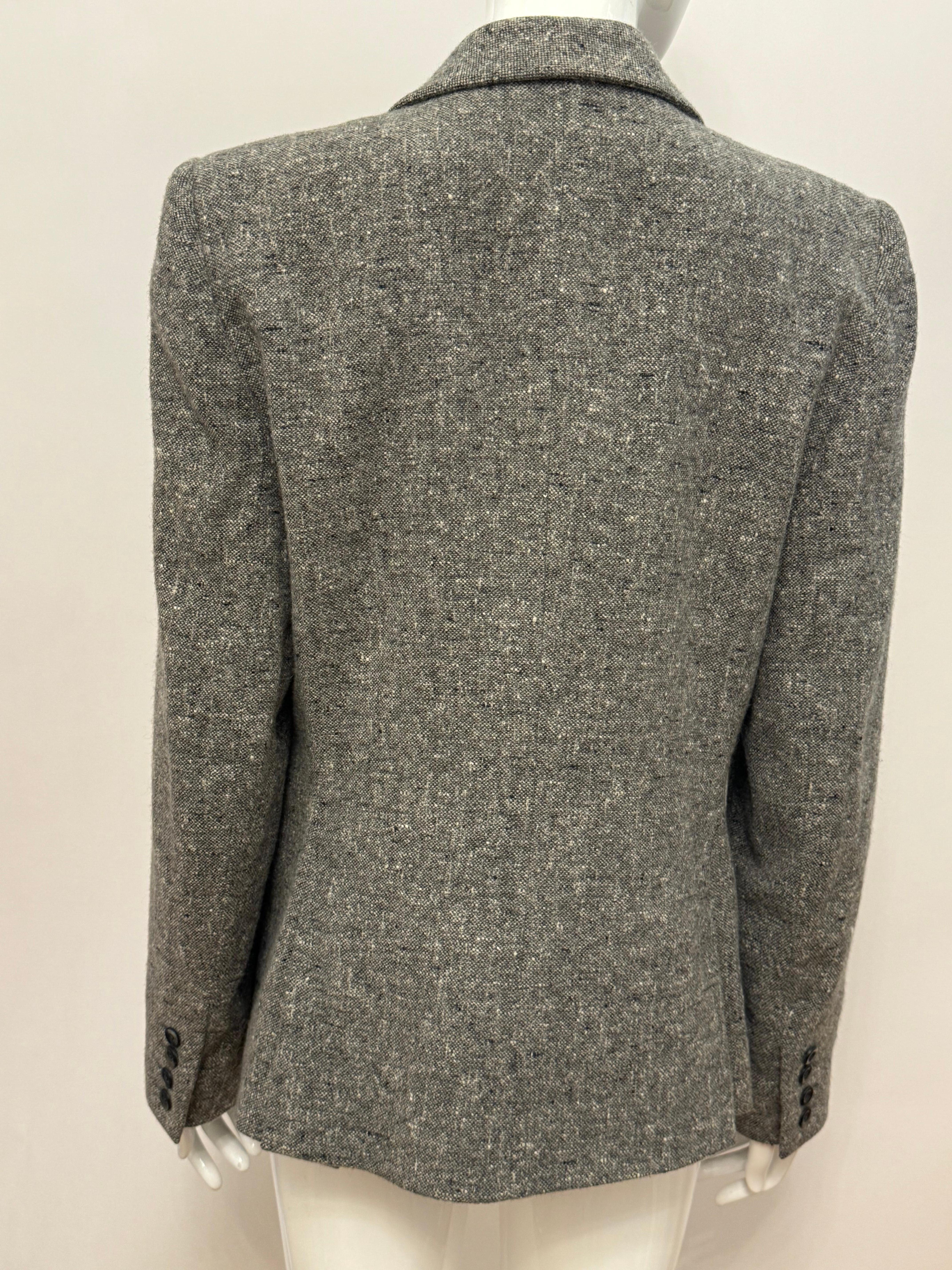 Givenchy Couture by Alexander McQueen Herbst 1998 graue Jacke im Angebot 12