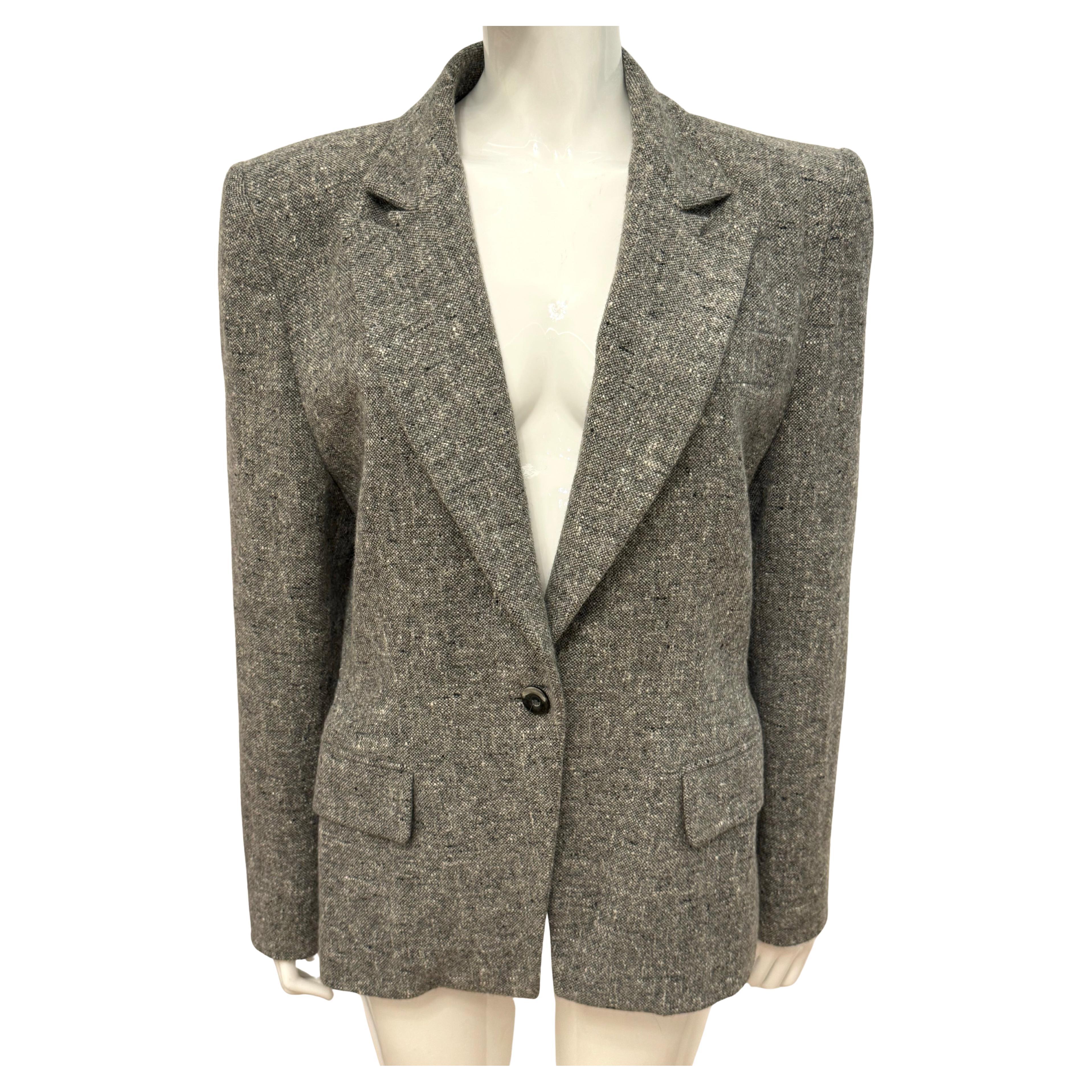Givenchy Couture by Alexander McQueen Herbst 1998 graue Jacke im Angebot