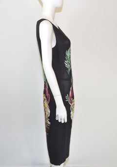 Givenchy Couture by Alexander McQueen Vintage 1997 Sequin Embroidered Bird Dress