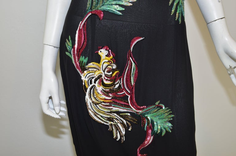Givenchy Couture by Alexander McQueen Vintage 1997 Sequin Embroidered Bird  Dress at 1stDibs | givenchy 1997, alexander mcqueen bird dress