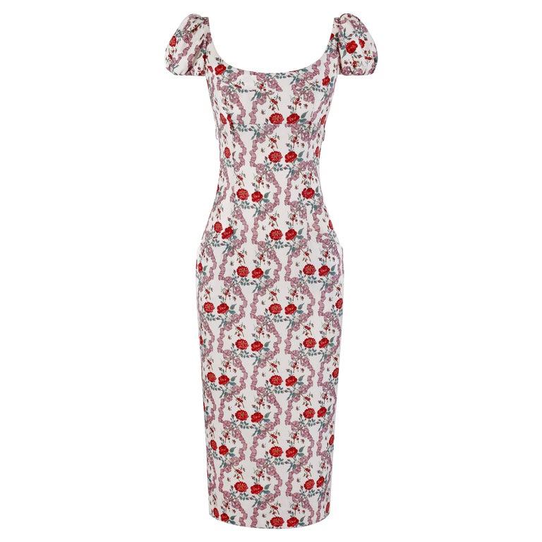 Givenchy Couture John Galliano S/S 1997 Bouquet Floral Ribbon