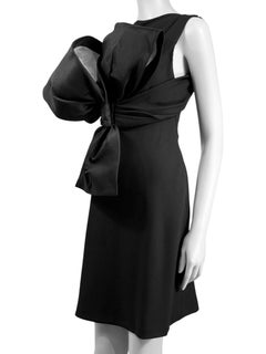 Givenchy couture John Galliano Spring 1996 black bow dress
