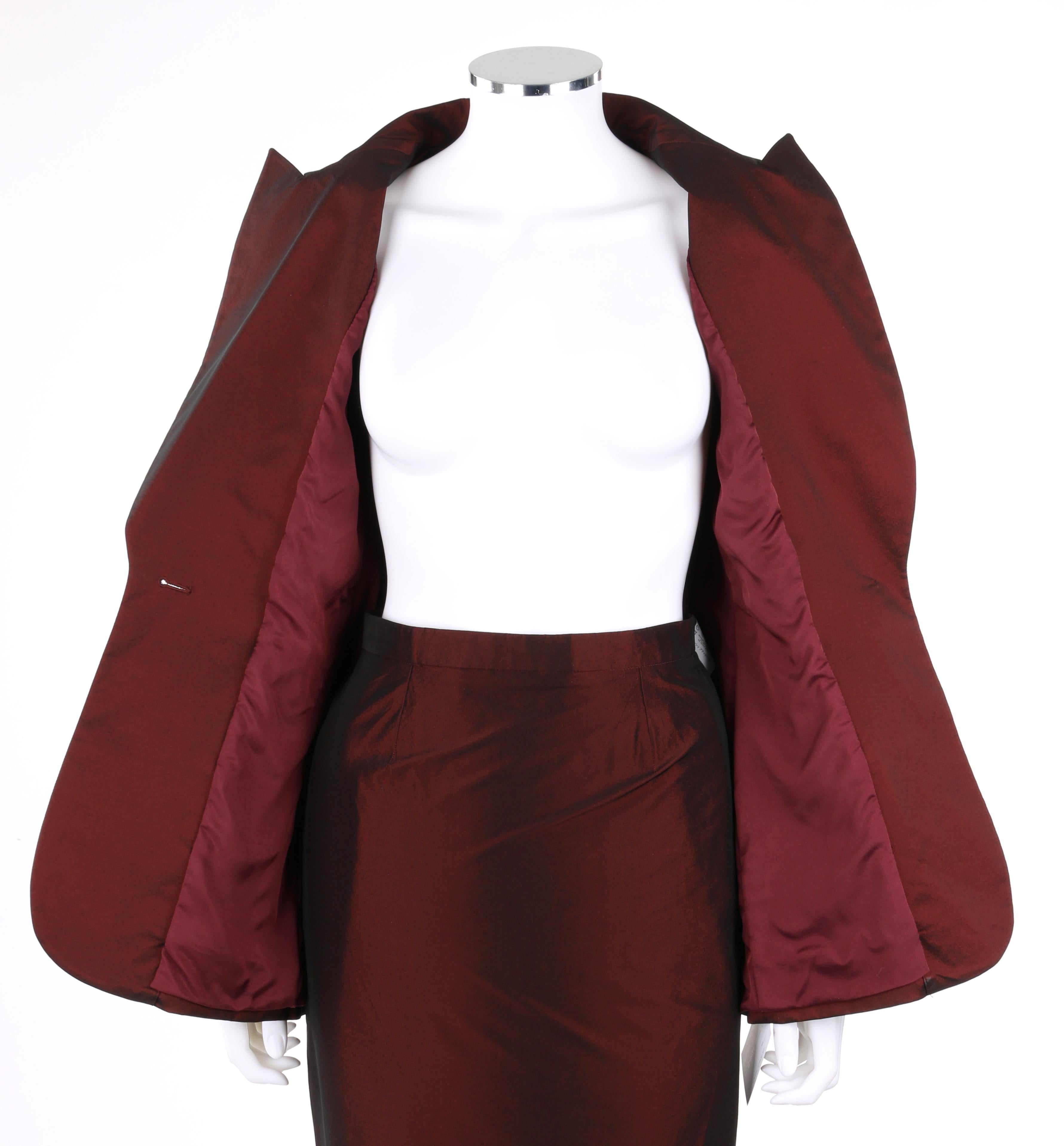Women's GIVENCHY Couture S/S 1998 ALEXANDER McQUEEN 3 Piece Suit Jacket Skirt Pant Set