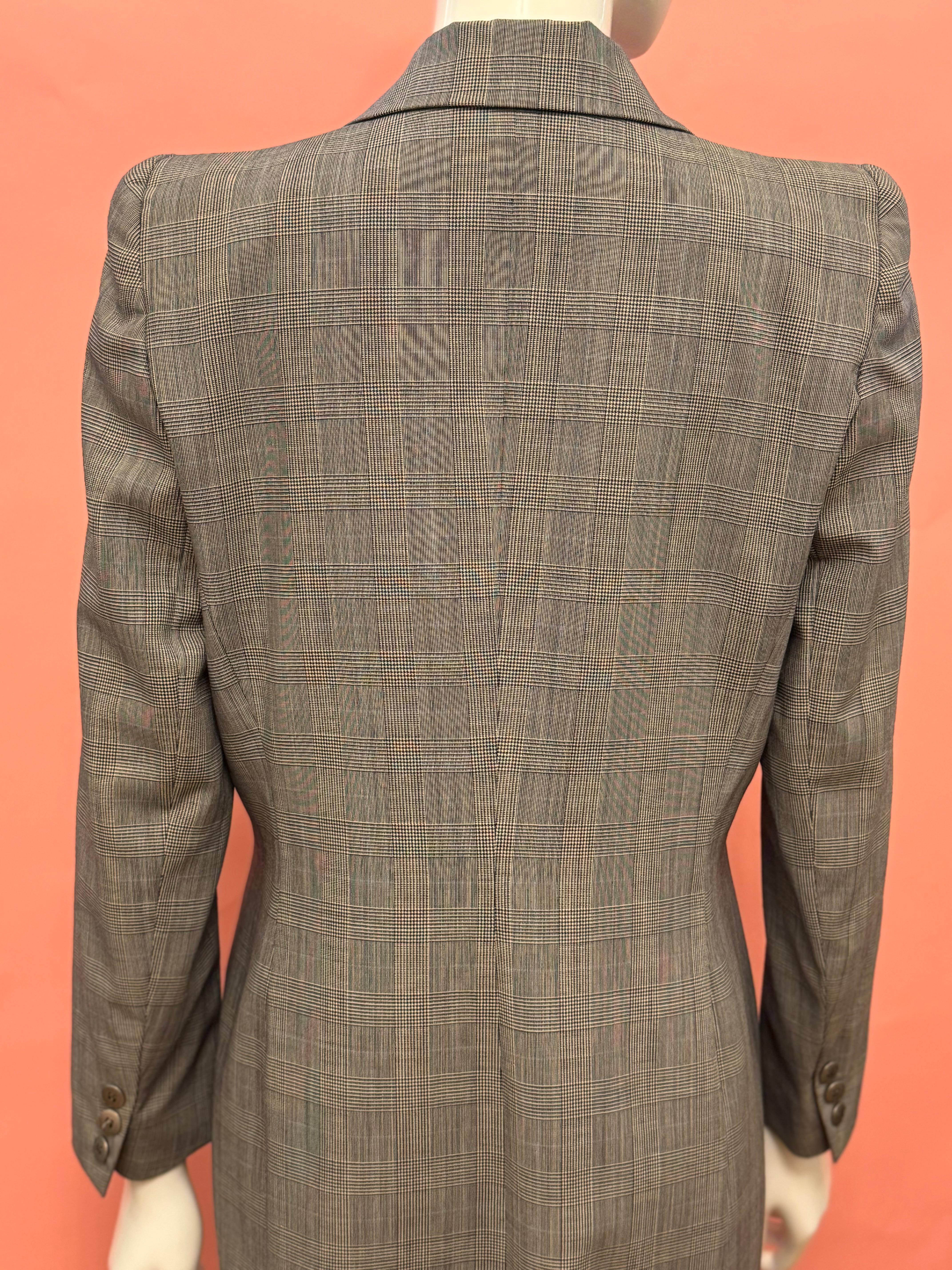 Givenchy Couture S/S 1998 by Alexander McQueen grey coat For Sale 2