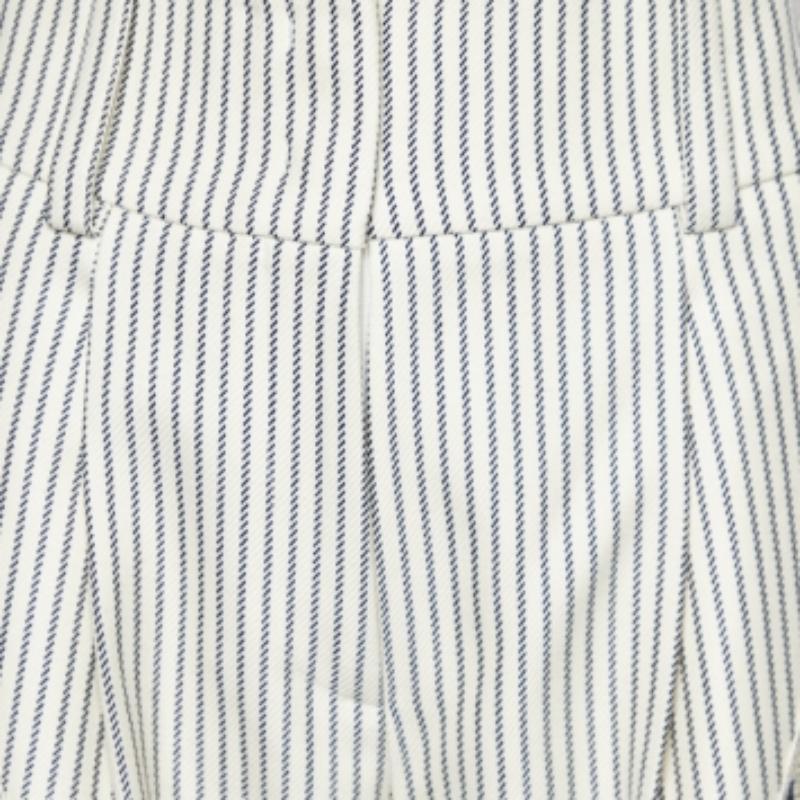 Givenchy Creme Bedruckte Hose aus Baumwolle und Wolle M (Grau)