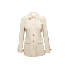 Givenchy Cream Skirt Suit