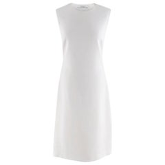 Givenchy Cream Sleeveless A-Line Tie-Back Midi Dress - Size US 4