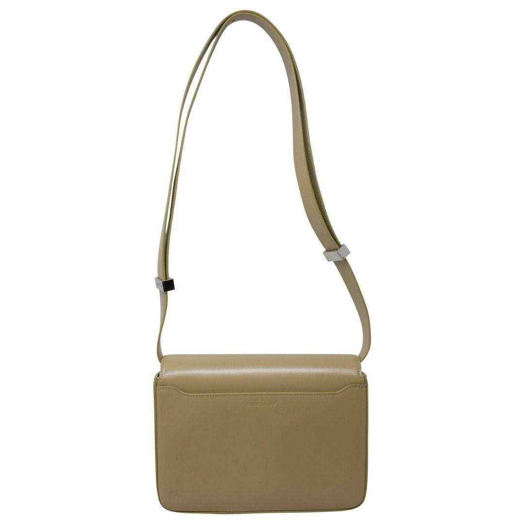 Brown Givenchy Creme Shoulder Bag For Sale