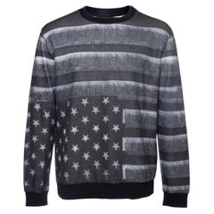 Givenchy, crewneck sweater with American flag