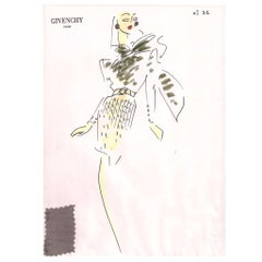 Givenchy Croquis of a Day Dress