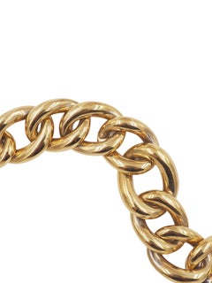 Givenchy Curb Link Gold Necklace