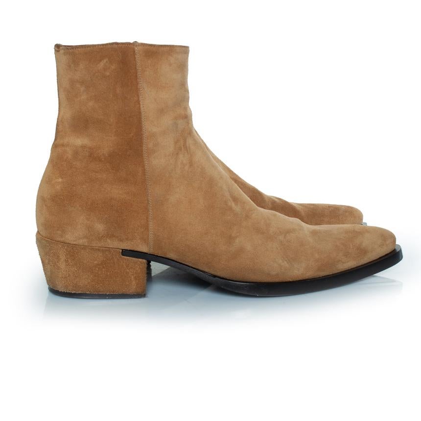 De los hombres Givenchy, Botas Dallas de ante marrón en venta