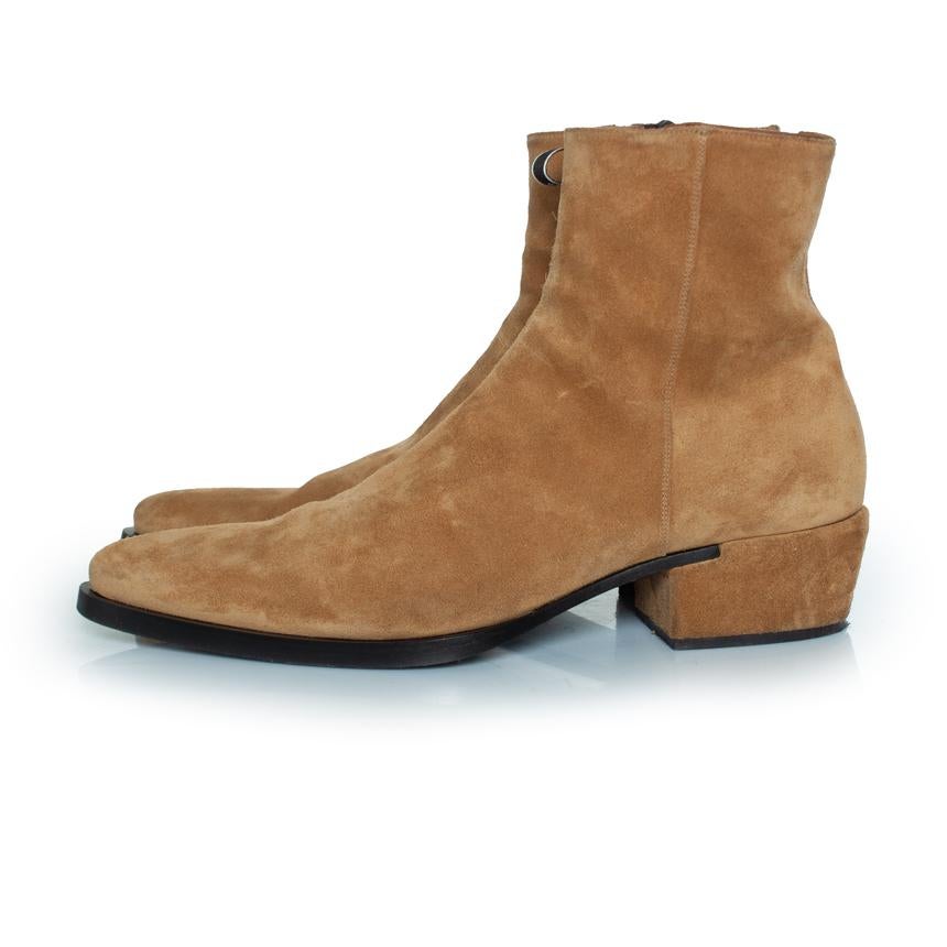 Givenchy, Botas Dallas de ante marrón en venta 2